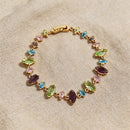 Multicolor Marquise Cut Tennis Bracelet - SEIYI