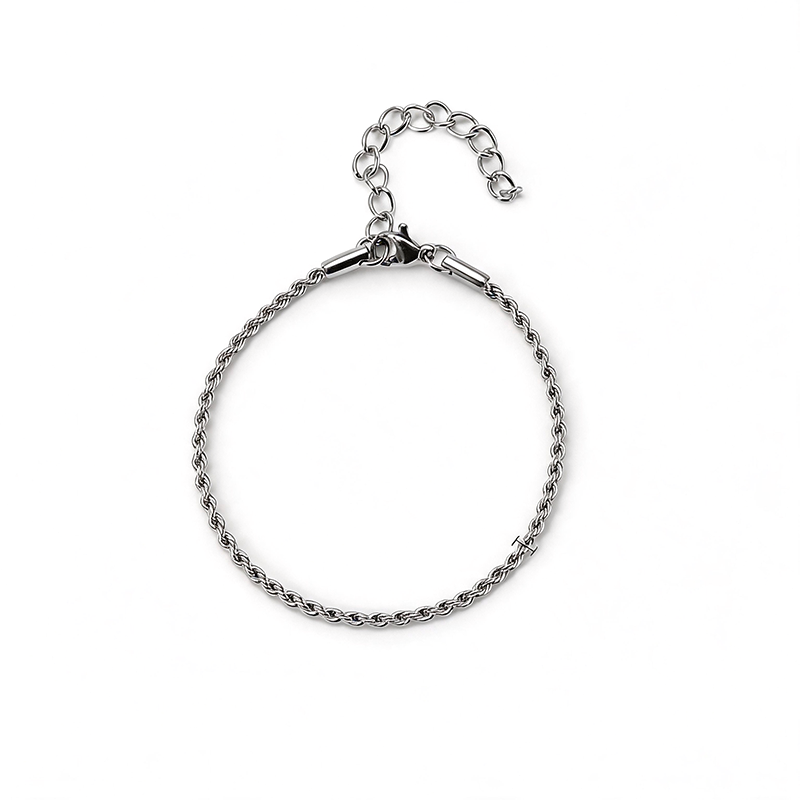Twisted Rope Adjustable Statement Bracelet - SEIYI