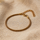 Twisted Rope Adjustable Statement Bracelet - SEIYI
