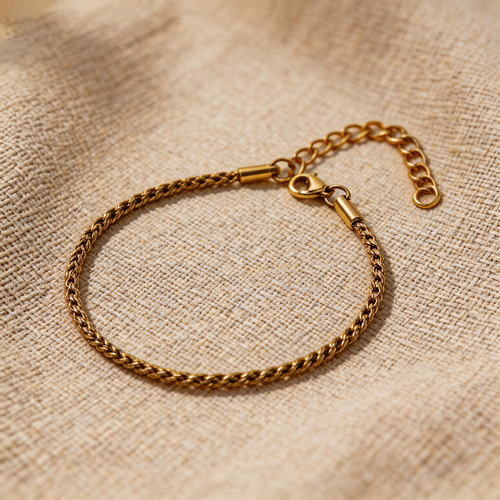 Twisted Rope Adjustable Statement Bracelet - SEIYI