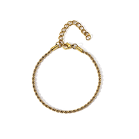 Twisted Rope Adjustable Statement Bracelet