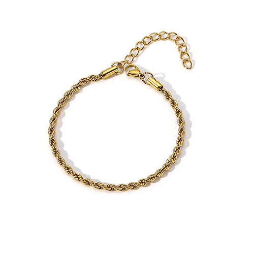 Twisted Rope Adjustable Statement Bracelet - SEIYI