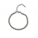 Twisted Rope Adjustable Statement Bracelet - SEIYI