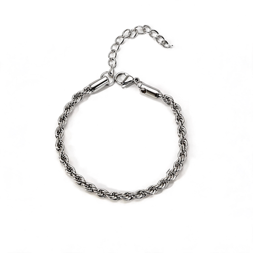Twisted Rope Adjustable Statement Bracelet - SEIYI