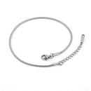 Delicate Snake Chain Adjustable Anklet - SEIYI