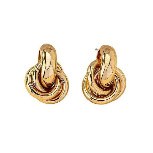 Knot Hoop Earring For Women