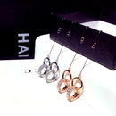 Long Super Elegant Micro Inlaid Round Zircon Earring Ear Hook Temperament For Lady Romantic Exquisite Luxury Earring