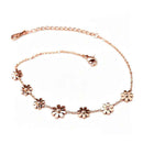 Rose Gold Women's Daisy Anklet