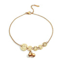 Sweet Coin Bell Pendant Chain Anklet