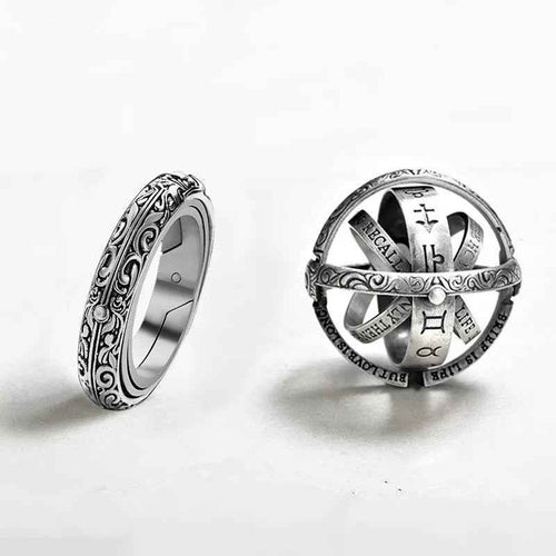 Vintage Astronomical Ball Rings