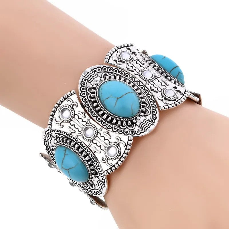 Vintage Boho Elastic Bangles for Women