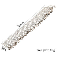 Vintage Multi-layer Bells Ankle Bracelet Foot Jewelry Boho Summer Beach Barefoot Sandals Charms